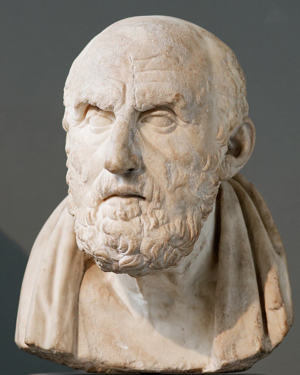 Marble bust of Chrysippus, British Museum