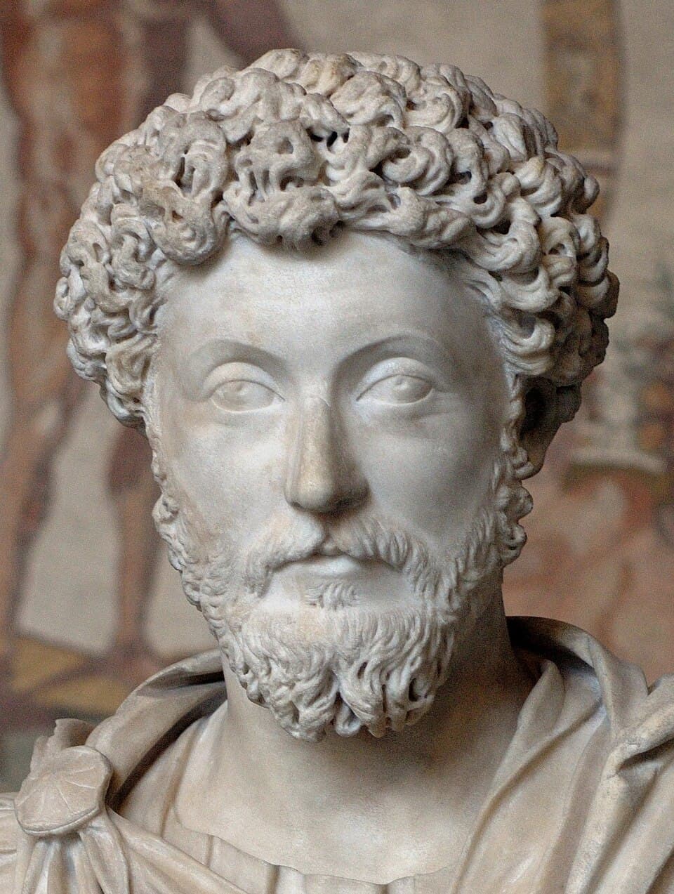 Marble bust of Marcus Aurelius, Glyptothek, Munich