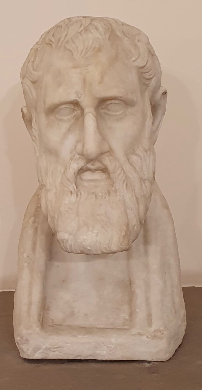 Marble bust of Zeno of Citium, Farnese collection, Naples